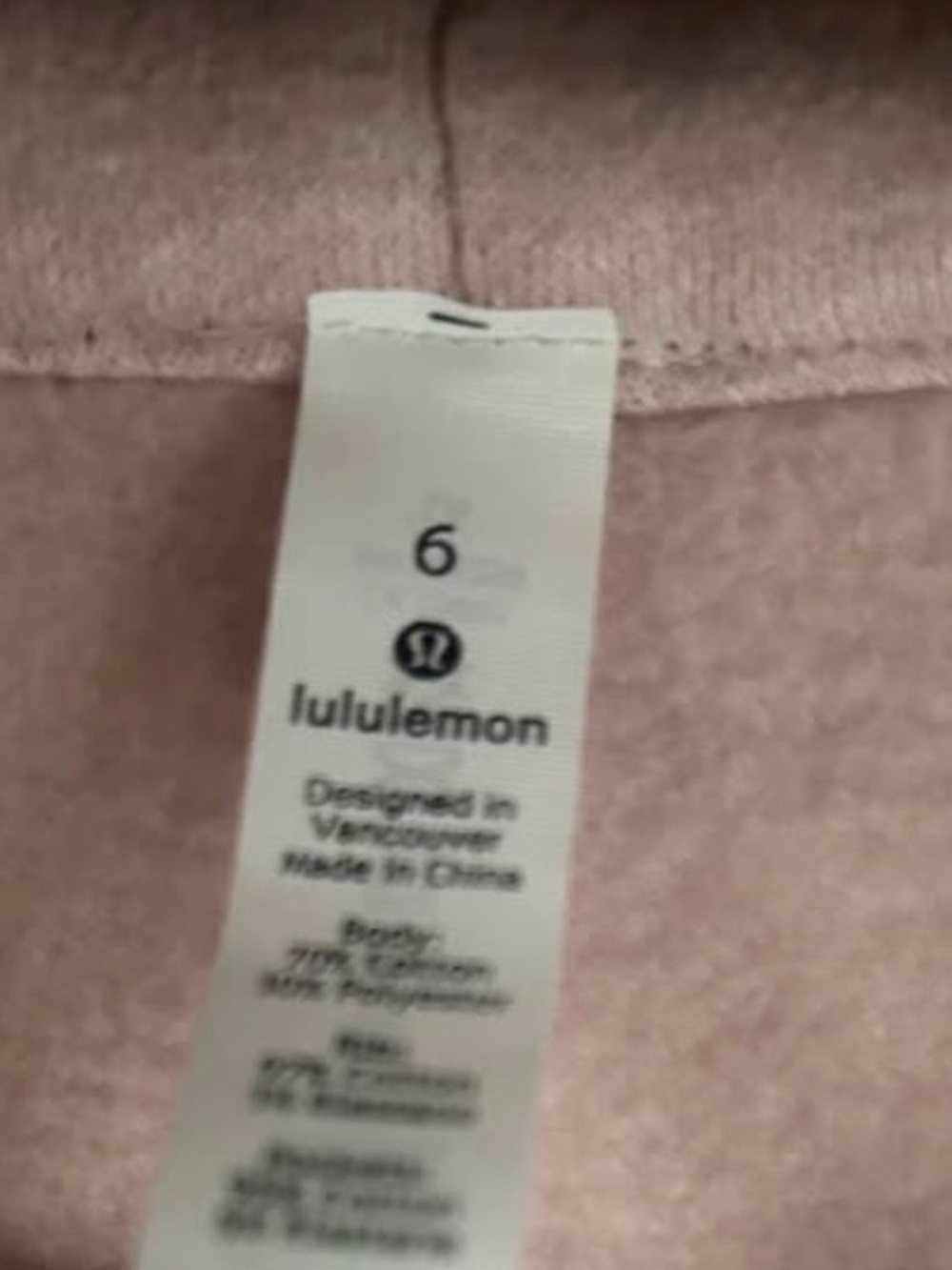 lululemon athletica Light Blush Full-Zip Hoodie - Picture 3 of 3
